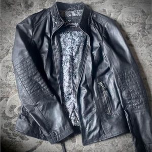 Guess Genuine Leather Jacket
